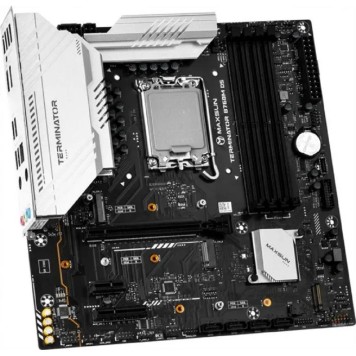 Материнская плата MAXSUN MS-Terminator B760M D5 WiFi V1/V2 (Socket 1700, mATX, 4*DDR5, DP/HDMI, 4xSATA3, 3*M.2,xPCI-E x16 /1xPCI-E x1, 6*USB 2.0, 2*USB 3.2 Gen1, LAN 1*2.5G, Bluetooth, Wi-Fi 802.11ax, RTL)-2