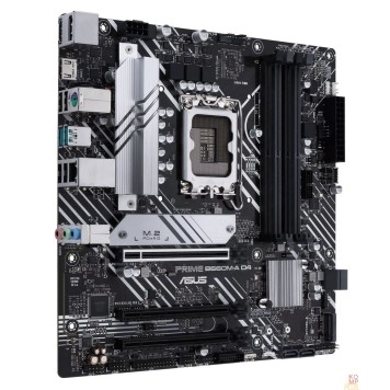 Материнская плата ASUS PRIME B660M-A D4-CSM (Socket 1700, mATX, 4xDDR4(128GB), DP/2xHDMI 2.1, 1xPCIe 4.0x16/2xPCIe 3.0x16, 1xLAN, 4xSATA 6Gb/s, 2xM.2, 2xUSB 3.2, 4xUSB 2.0, 1xPS/2)-1
