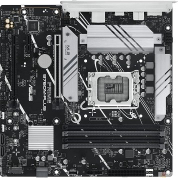 Материнская плата ASUS PRIME B760M-PLUS (Socket 1700, mATX, 4xDDR5(192GB), DP/HDMI 2.1, 2xPCIe 4.0x16/1xPCIe 4.0, 1xLAN (2.5GbE), 4xSATA 6Gb/s, 2xM.2, 2xUSB 3.2, 4xUSB 2.0, 1xPS/2)