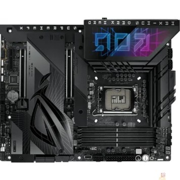 Материнская плата ASUS ROG MAXIMUS Z790 DARK HERO (Socket 1700, ATX,  4xDDR5(192GB), HDMI, 2xPCIe 5.0x16/1xPCIe 4.0x4, 1xLAN (2.5GbE), Wi-Fi, BT, 4xSATA 6Gb/s, 5xM.2, 2xThunderbolt 4, 1xType-C, 9xUSB 3.2, 2xPS)-2