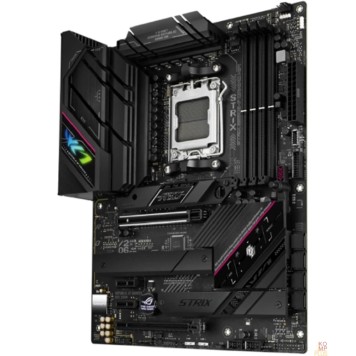 Материнская плата ASUS ROG STRIX B650E-F (Socket AM5, ATX, 4xDDR5(128GB), DP/HDMI, 1xPCIe 5.0x16/1xPCIe 4.0x16, 2xPCIe 4.0, 1xLAN (2.5GbE), Wi-Fi 6E, BT, 4xSATA 6Gb/s, 3xM.2, 2xType-C, 6xUSB 3.2, 4xUSB 2.0)-1