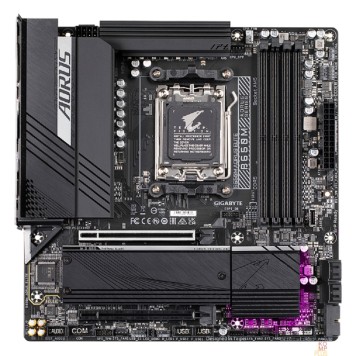 Материнская плата Gigabyte B650M AORUS ELITE {SocketAM5, AMD B650, mATX, Ret}