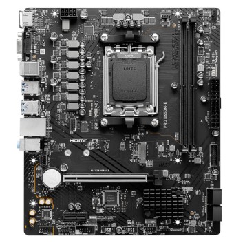 Материнская плата MSI PRO B650M-E SocketAM5 AMD B650 2xDDR5 mATX AC`97 8ch(7.1) GbLAN RAID+VGA+HDMI-1