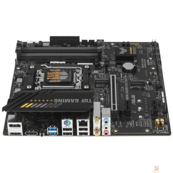 Материнская плата ASUS TUF GAMING A620M-PLUS WIFI (Socket AM5, mATX, 4xDDR5(128GB), 2xDP/HDMI 2.1, 1xPCIe 4.0x16/2xPCIe 3.0, 1xLAN (2.5GbE), Wi-Fi, BT, 4xSATA 6Gb/s, 2xM.2, 2xUSB 3.2, 4xUSB 2.0, 1xPS/2)-1