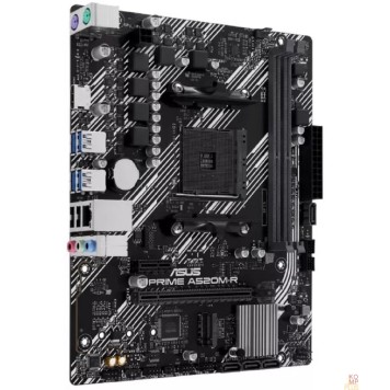 Материнская плата ASUS PRIME A520M-R (Socket AM4, mATX, 2xDDR4(64GB), HDMI 2.1, 1xPCIe 3.0x16/1xPCIe 3.0, 1xLAN, 4xSATA 6Gb/s, 1xM.2, 4xUSB 3.2, 2xUSB 2.0, 2xPS/2)-1