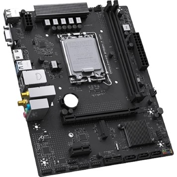 Материнская плата MAXSUN MS-Challenger B760M-F WIFI (Socket 1700, mATX, 2*DDR4(64Gb), VGA/HDMI, 3xSATA3, 1*M.2,1xPCI-E x16/1xPCI-E x1, 2*USB 2.0, 2*USB 3.2 Gen1, LAN 1*1G, Bluetooth, Wi-Fi 802.11ac, RTL)-1