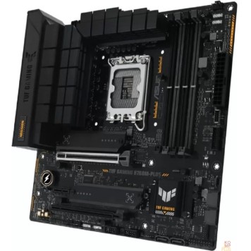 Материнская плата ASUS TUF GAMING B760M-PLUS (Socket 1700, mATX, 4xDDR5(192GB), DP/HDMI, 1xPCIe 5.0x16/1xPCIe 4.0x16/1xPCIe 4.0, 1xLAN (2.5GbE), 4xSATA 6Gb/s, 2xM.2, 1xType-C, 5xUSB 3.2, 2xUSB 2.0)-2