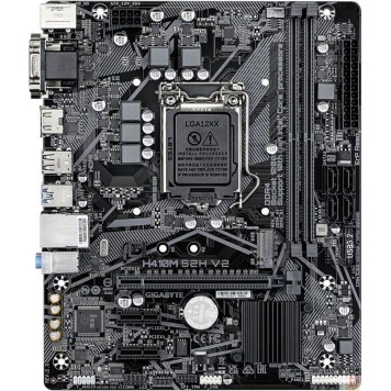 Материнская плата Gigabyte H410M S2H V2 2.1 {Intel®Q470, Socket 1200, mATX, RTL}