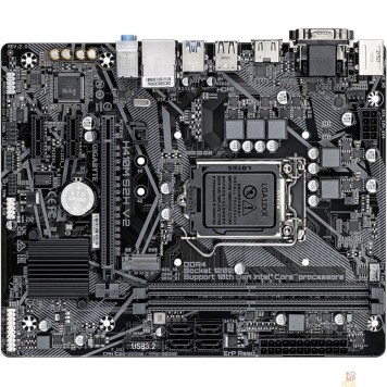 Материнская плата Gigabyte H410M S2H V2 2.1 {Intel®Q470, Socket 1200, mATX, RTL}-2