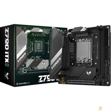 Материнская плата MAXSUN MS-iCraft Z790ITX WIFI (Socket 1700, mini-ITX, 2*DDR5,  HDMI+DP, 4*SATA3, 2*M.2, 1xPCI-E x16 , 4*USB 2.0,  4* USB 3.2 Gen1, 1* Type-C, LAN 1*2.5G, Bluetooth, Wi-Fi 802.11ax, RTL)