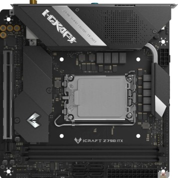 Материнская плата MAXSUN MS-iCraft Z790ITX WIFI (Socket 1700, mini-ITX, 2*DDR5,  HDMI+DP, 4*SATA3, 2*M.2, 1xPCI-E x16 , 4*USB 2.0,  4* USB 3.2 Gen1, 1* Type-C, LAN 1*2.5G, Bluetooth, Wi-Fi 802.11ax, RTL)-1
