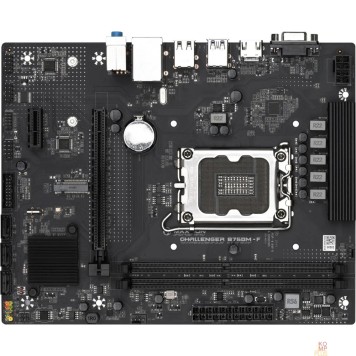 Материнская плата MAXSUN MS-Challenger B760M-F (Socket 1700, mATX, 2*DDR4, VGA+ HDMI, 3*SATA3, 1*M.2, 1xPCI-E x16 /1xPCI-E x, 4*USB 2.0, 2*USB 3.2 Gen1 , LAN 1*1G, RTL)-1