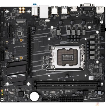 Материнская плата MAXSUN MS-Challenger H610M (Socket 1700, mATX, 2*DDR4, VGA+ HDMI+DP, 3*SATA3, 1*M.2, 1*PCIEx16/1*PCIEx1, 4*USB2.0, 2*USB 3.2 Gen1, LAN 1*1G, RTL)-1