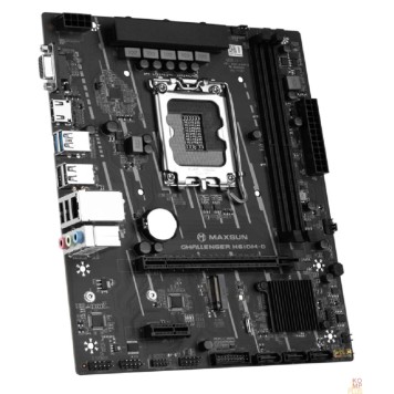 Материнская плата MAXSUN MS-Challenger H610M-D (Socket 1700, mATX, 2*DDR4, VGA+HDMI, 3*SATA3, 1*M.2, 1*PCIEx16/1*PCIEx1, 4*USB 2.0, 2*USB 3.2 Gen1, LAN 1*1G, RTL)-2