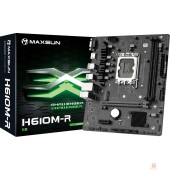 Материнская плата MAXSUN MS-Challenger H610M-R (Socket 1700, mATX, 2*DDR4, VGA+HDMI, 3*SATA3, 1*M.2, 1*PCIEx16/1*PCIEx1, 4*USB 2.0, 2*USB 3.2 Gen1, LAN 1*1G, RTL)