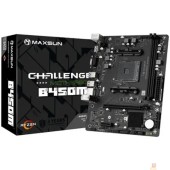 Материнская плата MAXSUN MS-Challenger B450M (Socket  AM4, mATX, 2*DDR4, VGA/HDMI, 4*SATA3, 1*M.2, 1*PCIEx16/1*PCIEx1, 2*USB2.0, 2*USB 3.2 Gen1, LAN 1*1G, RTL)
