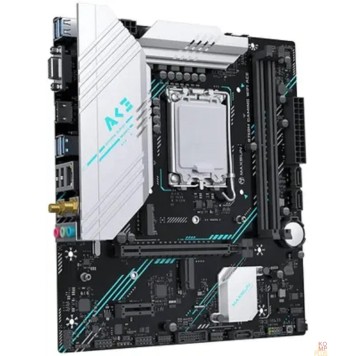 Материнская плата MAXSUN MS-B760M Gaming WIFI ACE (Socket 1700, mATX, 2*DDR5, VGA+ HDMI, 3*SATA3, 2*M.2, 1xPCI-E x16 /1xPCI-E x4, 2*USB 2.0, 4*USB 3.2 GEN1, LAN 1*1G,  Bluetooth,  Wi-Fi 802.11ax, RTL)-1