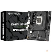 Материнская плата MAXSUN MS-Challenger B760M-N D5 V2 (Socket 1700, mATX, 2*DDR5, VGA+ HDMI, 3*SATA3, 2*M.2, 1xPCI-E x16 /1xPCI-E x4, 4*USB 2.0,  2*USB 3.2 Gen1 , LAN 1*1G,  RTL)