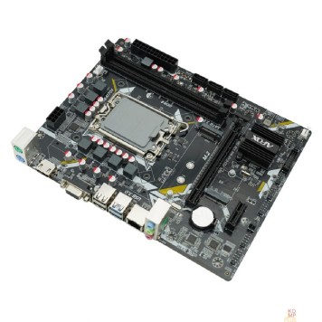 Материнская плата AFOX IH610D4-MA5-V4 (Socket 1700, mATX, 2*DDR4(64Gb), VGA/HDMI, 3*SATA3, 1*M.2, 1*PCIEx16/1*PCIEx1,  2*USB 2.0, 2*USB 3.0, 2 x PS/2,  LAN 1*1G) RTL-2