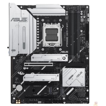 Материнская плата ASUS PRIME X870-P WIFI (Socket AM5, ATX, 4xDDR5(256GB), HDMI 2.1, 1xPCIe 5.0x16/3xPCIe 4.0x16, 1xLAN (2.5GbE), 2xSATA 6Gb/s, 4xM.2, RAIDXpert2 Technology, Wi-Fi 7, 2xType-C, Wi-Fi 7, 4xUSB 3.2, 2xUSB