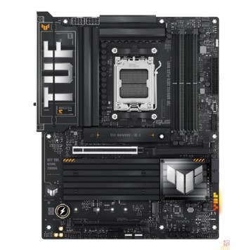 Материнская плата ASUS TUF GAMING X870-PLUS WIFI (Socket AM5, ATX,  4xDDR5(192GB), HDMI, 1xPCIe 5.0x16/1xPCIe 4.0x16, 1xLAN (2.5GbE), Wi-Fi 7, BT 5.4, 2xSATA 6Gb/s, 4xM.2, 2xType-C, 7xUSB 3.2, 1xUSB 2.0)