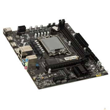 Материнская плата CBR H610 { Chipset H610, Socket 1700, 2*DDR4, mATX, DP+2*HDMI, 1*PCIEx16,1*PCIEx1,2*M.2(NVME,SATA), 3*SATA3, 4*USB 2.0 + 2*USB3.0, LAN 1Gb}-1