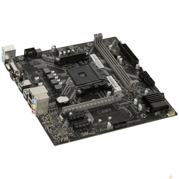 Материнская плата CBR B450 { Chipset B450, Socket AM4, 2*DDR4, mATX, VGA+HDMI, 1*PCIEx16,1*PCIEx1,1*M.2(NVME & SATA), 4*SATA3, 2*USB2.0 + 2*USB3.0, LAN 1Gb}-1