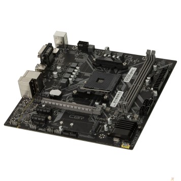 Материнская плата CBR B450 { Chipset B450, Socket AM4, 2*DDR4, mATX, VGA+HDMI, 1*PCIEx16,1*PCIEx1,1*M.2(NVME & SATA), 4*SATA3, 2*USB2.0 + 2*USB3.0, LAN 1Gb}-2