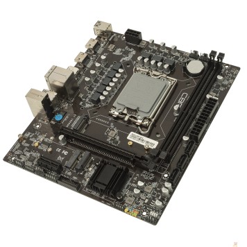 Материнская плата CBR H610 OEM { Chipset H610, Socket 1700, 2*DDR4, mATX, DP+2*HDMI, 1*PCIEx16,1*PCIEx1,2*M.2(NVME,SATA), 3*SATA3, 4*USB 2.0 + 2*USB3.0, LAN 1Gb} БЕЗ УПАКОВКИ (20ШТ В КОРОБЕ)-2