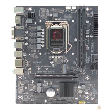 Материнская плата AFOX IH470D4-MA5-V2 (Socket 1200, mATX, H470, 2*DDR4(64Gb), VGA/HDMI, 4*SATA3, 1*M.2, 1*PCIEx16/1*PCIEx1,  4*USB 3.0,  4*USB 2.0, 1 x PS/2, LAN 1*1G, RTL)