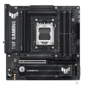 Материнская плата ASUS TUF GAMING B850M-PLUS WIFI (Socket AM5, mATX, 4xDDR5(256GB), HDMI 2.1/DP, 1xPCIe 5.0x16/1xPCIe 4.0x1, 1xLAN (2.5GbE), Wi-Fi, BT, 4xSATA 6Gb/s, 3xM.2, 1xType-C, 7xUSB 3.2, 4xUSB 2.0)