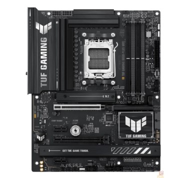 Материнская плата ASUS TUF GAMING B850-PLUS WIFI (Socket AM5, ATX, 4xDDR5(256GB), DP/HDMI, 1xPCIe 5.0x16/1xPCIe 4.0x16/2xPCIe 4.0x1, 1xLAN (2.5GbE), Wi-Fi 7, 4xSATA 6Gb/s, 3xM.2, 1xType-C, 7xUSB 3.2, 2xUSB 2.0)
