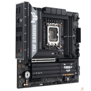 Материнская плата ASUS TUF GAMING B860M-PLUS (Socket 1851, ATX, 4xDDR5(256GB), DP/HDMI/1 x Type-С supports DP, 1xPCIe 5.0x16/1xPCIe 4.0x1, 1xLAN(2.5GbE), 4xSATA 6Gb/s, 3xM.2,1xType-C, 5xUSB 3.2, 2xUSB 2.0)-1