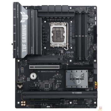 Материнская плата ASUS TUF GAMING B860-PLUS WIFI  (Socket LGA1851,mATX, 4xDDR5(256GB), DP/HDMI/USB4, 1xPCIe 5.0x16/1xPCIe 4.0x4, 1xLAN(2.5GbE), Wi-Fi, BT, 4xSATA 6Gb/s, 3xM.2, 1xType-C, 6xUSB 3.2, 1xUSB 2.0)