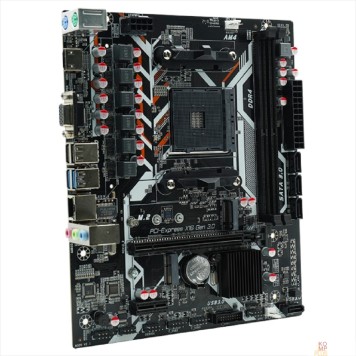 Материнская плата AFOX A320D4-MA5-V2 (Socket AM4, mATX, 2*DDR4(32Gb), VGA+ HDMI, 4*SATA3, 1*M.2, 1*PCIEx16/1*PCIEx1, 1*USB 2.0, 1*USB 3.0,  2 x PS/2, LAN 1*1G) RTL-1