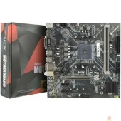 Материнская плата AFOX B450D4-MA5-V2 (Socket AM4, mATX, 2*DDR4(32Gb), VGA+ HDMI, 4*SATA3, 1*M.2, 1*PCIEx16/1*PCIEx1, 2*USB 2.0, 2*USB 3.0,  2 x PS/2, LAN 1*1G) RTL