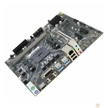 Материнская плата AFOX B450D4-MA5-V2 (Socket AM4, mATX, 2*DDR4(32Gb), VGA+ HDMI, 4*SATA3, 1*M.2, 1*PCIEx16/1*PCIEx1, 2*USB 2.0, 2*USB 3.0,  2 x PS/2, LAN 1*1G) RTL-2