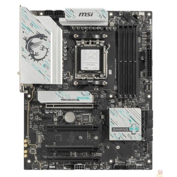 Материнская плата Материнская плата MSI B850 GAMING PLUS WIFI B850, AM5, 4*DDR5, 4*PCIEx16, 3*M.2, 3*TypeC, 1*USB3.2Gen2, 5*USB3.2Gen1, 8*USB2.0, 4*SATA3.0, 5G, DP, ATX, RTL