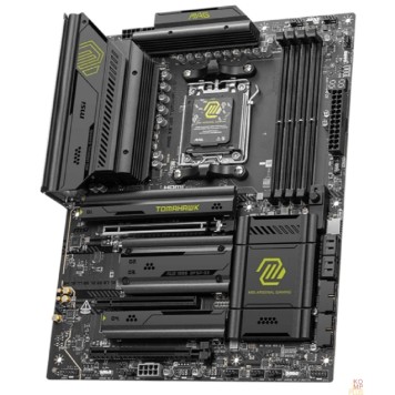 Материнская плата Материнская плата MSI MAG X870E TOMAHAWK WIFI X870, AM5, 4*DDR5, 3*PCIEx16, 4*M.2, 4*TypeC, 2*USB3.2Gen2, 7*USB3.2Gen1, 8*USB2.0, 4*SATA3.0, 5G, Type-C DP, HDMI, ATX, RTL-1