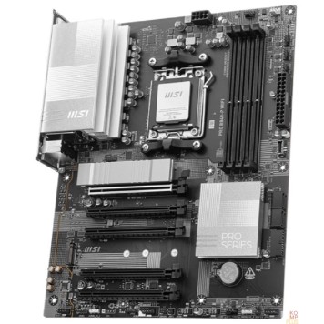 Материнская плата Материнская плата MSI PRO B840-P WIFI SocketAM5 AMD B840 4xDDR5 ATX AC`97 8ch(7.1) 2.5Gg RAID+HDMI-2