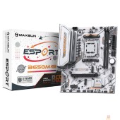 Материнская плата MAXSUN MS-eSport B650M WIFI6 ICE (Socket AM5, mATX, 2*DDR5(96Gb), DP/HDMI, 2*SATA3, 2*M.2, 1*PCIEx16/1*PCIEx1, 2*USB 2.0, 4*USB 3.2, LAN 1*1G,  Bluetooth,  Wi-Fi 802.11ax, RTL)