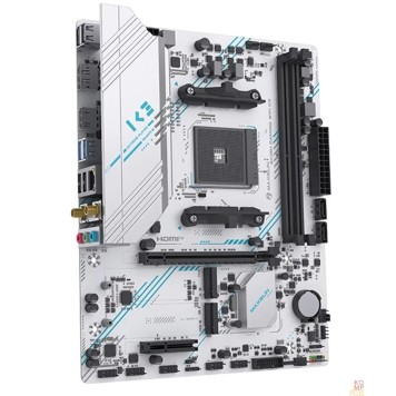 Материнская плата MAXSUN MS-B550M GAMING WIFI ICE (Socket AM4, mATX, 4*DDR4(64Gb), DP/HDMI,  3*SATA3, 2*M.2,  1*PCIEx16/1*PCIEx4, 4*USB2.0, 2*USB 3.0, LAN 1*1G, Bluetooth,  Wi-Fi 802.11ac, RTL)-2