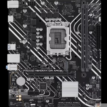 Материнская плата ASUS PRIME H610M-K D4 ARGB Soc-1700 Intel H610 2xDDR4 mATX AC`97 8ch(7.1) GbLAN+HDMI