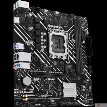Материнская плата ASUS PRIME H610M-K D4 ARGB Soc-1700 Intel H610 2xDDR4 mATX AC`97 8ch(7.1) GbLAN+HDMI-2