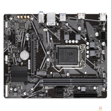 Материнская плата Gigabyte H410M K 2.0 (LGA1200, Q470E, 2*DDR4 (2933), 2*SATA RAID, M.2, 2*PCIe, HDMI, 2*USB 3.2, 4*USB 2.0) RTL-2