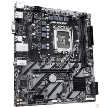 Материнская плата Gigabyte H810M S2H {Socket 1851, Intel®H810, 2xDDR5-6400, mATX D-SUB+HDMI+DP, 1xPCI-Ex16, 1xPCI-Ex1, 4xSATA3(RAID 0/1/5/10), 1xM.2, 8Ch Audio, GLan, (5+2)xUSB2.0, (1+2)xUSB3.2, (0+1)xUSB Type-C}-1