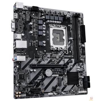 Материнская плата Gigabyte H810M H {Socket 1851, Intel®H810, 2xDDR5-6400, D-SUB+HDMI, 1xPCI-Ex16, 1xPCI-Ex1, 4xSATA3(RAID 0/1/5/10), 1xM.2, 8Ch Audio, GLan, (5+2)xUSB2.0, (1+2)xUSB3.2, (0+1)xUSB Type-C™, mATX}-1