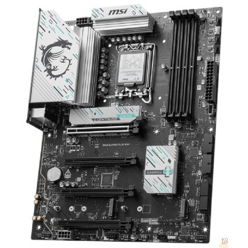 Материнская плата Материнская плата MSI B860M GAMING PLUS WIFI Soc-1851 Intel B860 4xDDR5 mATX AC`97 8ch(7.1) 5Gigabit RAID+HDMI+DP-2