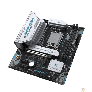 Материнская плата MAXSUN MS-eSport B860M SNIPER WIFI (Socket 1851, mATX, 2*DDR5(96Gb), DP/HDMI, 2xSATA3, 2*M.2,xPCI-Ex16 /1xPCI-Ex4/1xPCI-Ex1, 4*USB 2.0, 4*USB 3.2, LAN 1*2.5G, Bluetooth, Wi-Fi6, ARGB,  RTL)-2