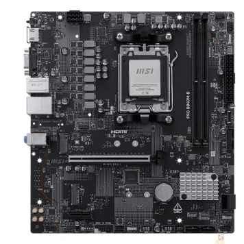 Материнская плата Материнская плата MSI PRO B840M-B SocketAM5 AMD B840 2xDDR5 ATX AC`97 8ch(7.1) 2.5Gg RAID+VGA+HDMI-1
